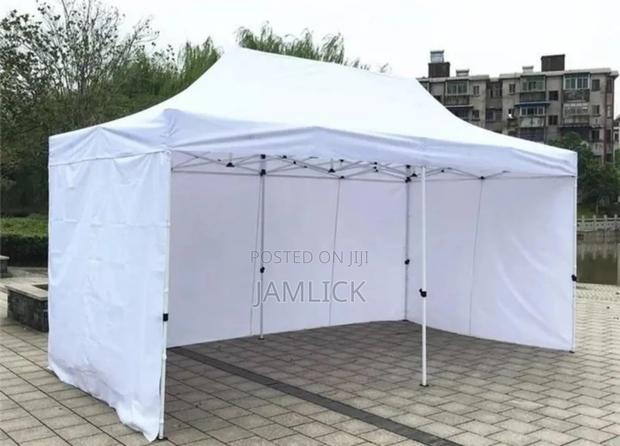 White Blocked Sidewalls 3×6m Canopy/Gazebo Tent - Sh - main view