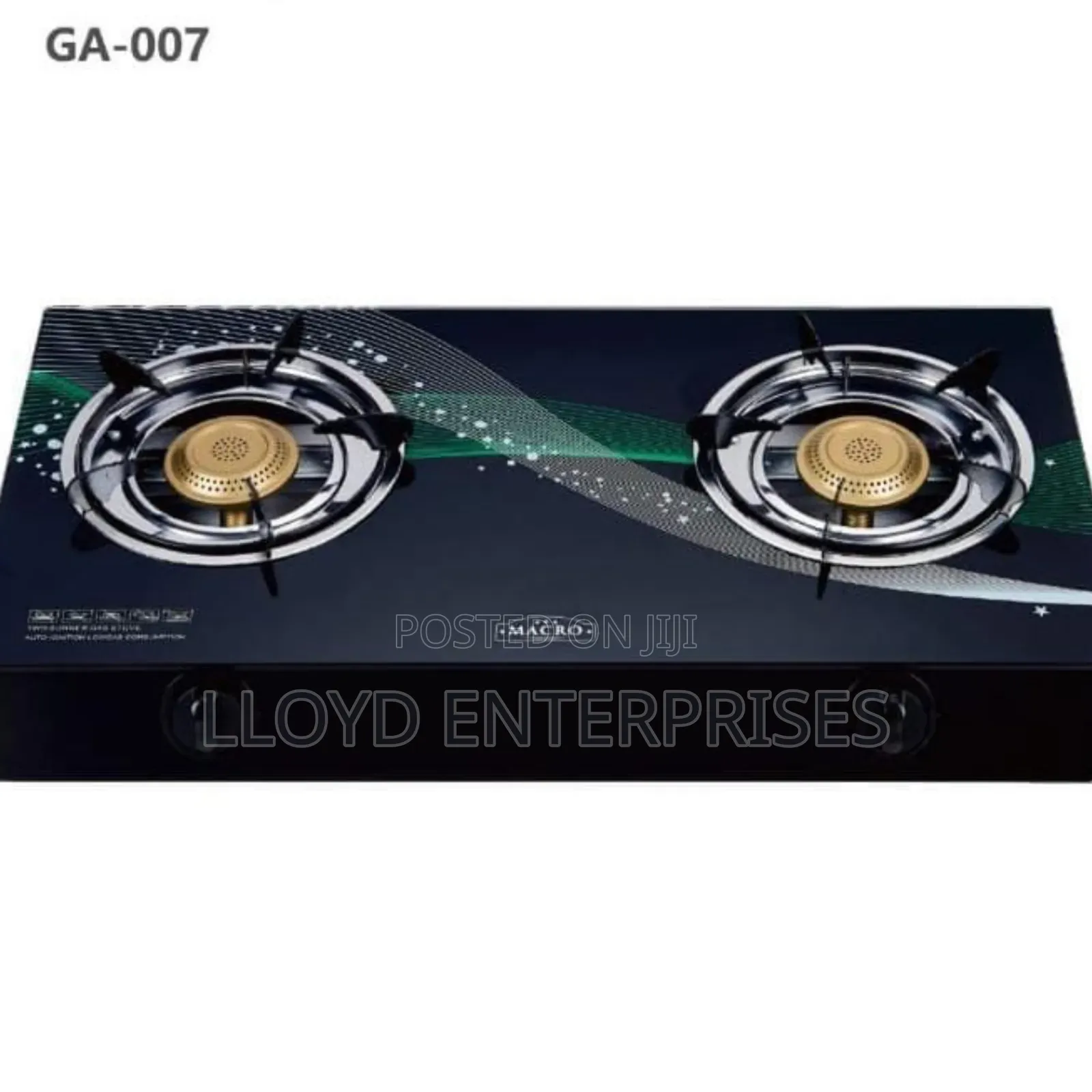 Ga 007 Glass Table Top Double Cooker