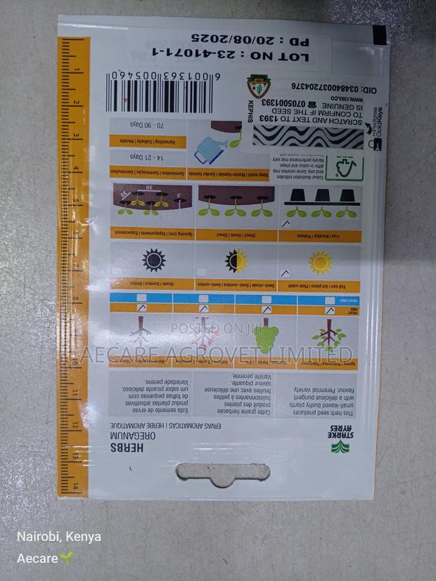 Oreganum Herb Seeds 0.25 Grams - thumbnail 8