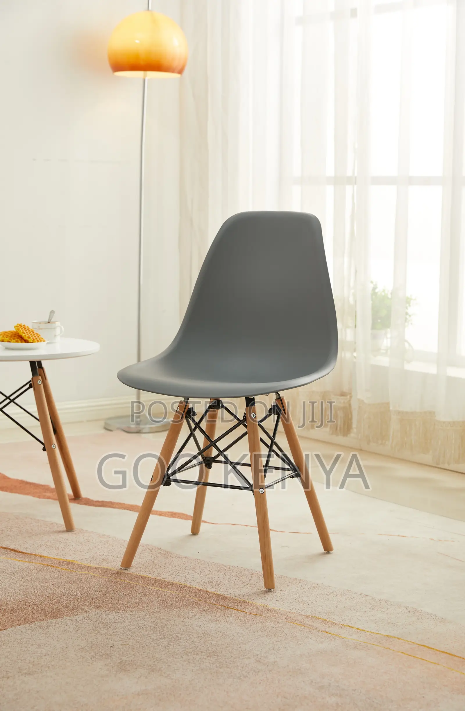 Home Chair; Lightweight Stackable Polypropylene Dining Chair