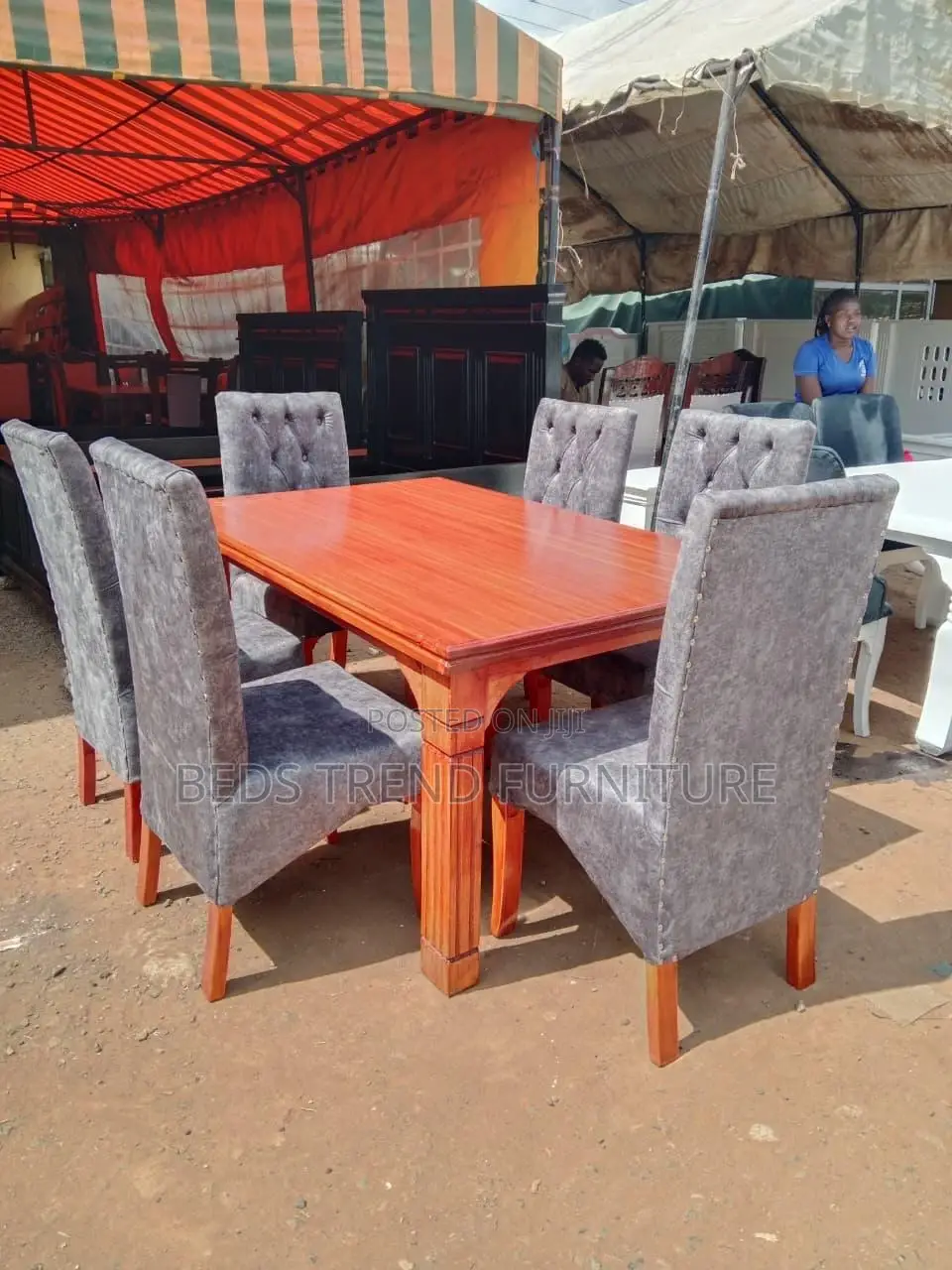 Elegant Bold 6 Seater Dining Set