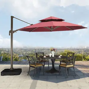 Home Sun Shade; Retractable Solar Sunshade Umbrella For Backyard