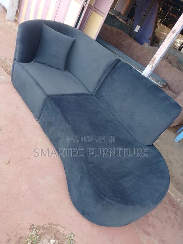 Cool Black 3 Seater Sofa Bed - main view