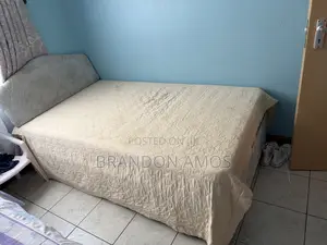 4x6 Upholstered Bed With Mattress