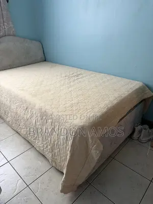 4x6 Upholstered Bed With Mattress
