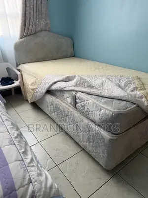 4x6 Upholstered Bed With Mattress