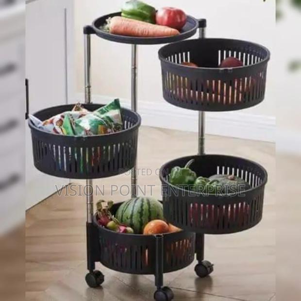Hard Plastic Fruit Rack
4layer - main view