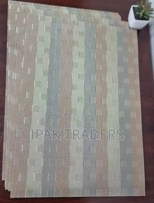 *New Arrival*
*Woven PVC Table Mats Pack of 6pcs Each