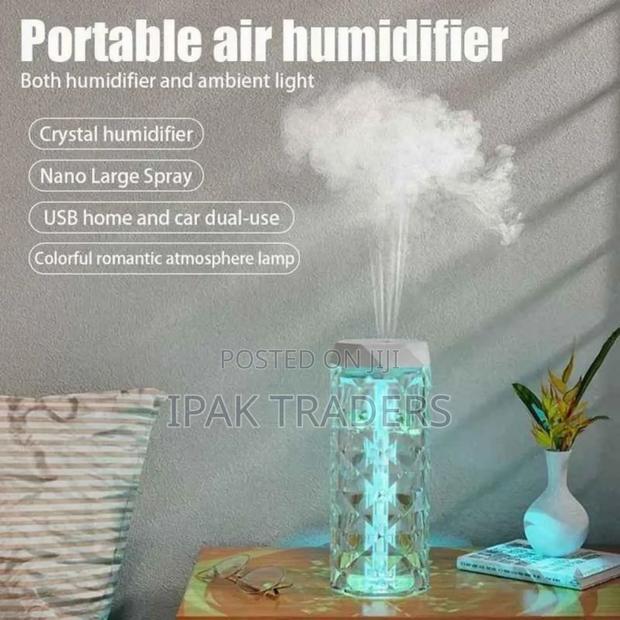High Quality Crystal 1l Intelligent Humidifier With 7 Colour Lights - thumbnail 3