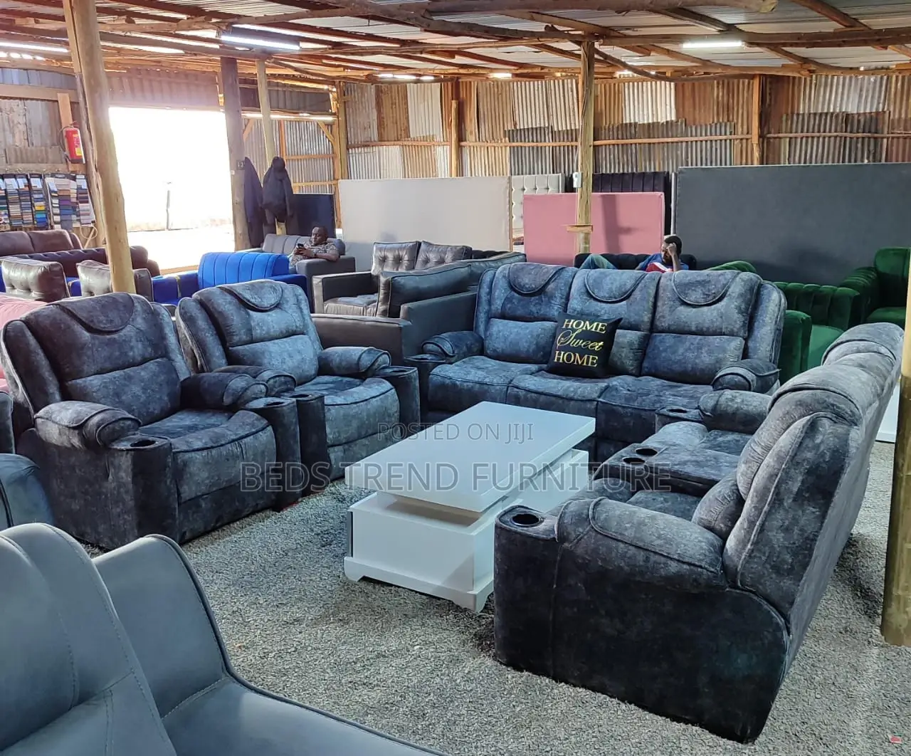 Dreamy Semi Recliner Sofa 7 Seater