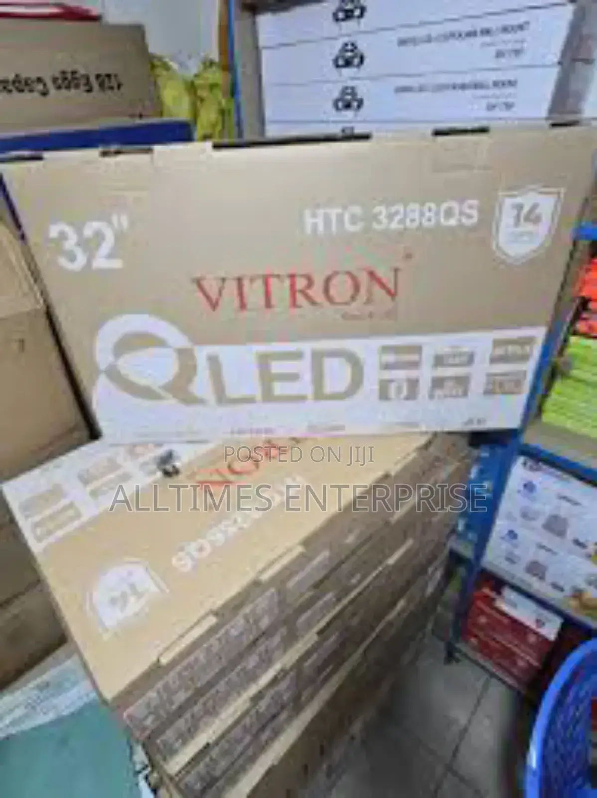 Vitron 32" Qled Smart Android Tv With Bt and Youtube