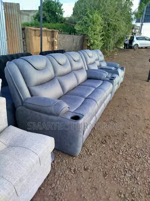 Domestic 5 Seater Semi Recliner Sofa Set 3,2
