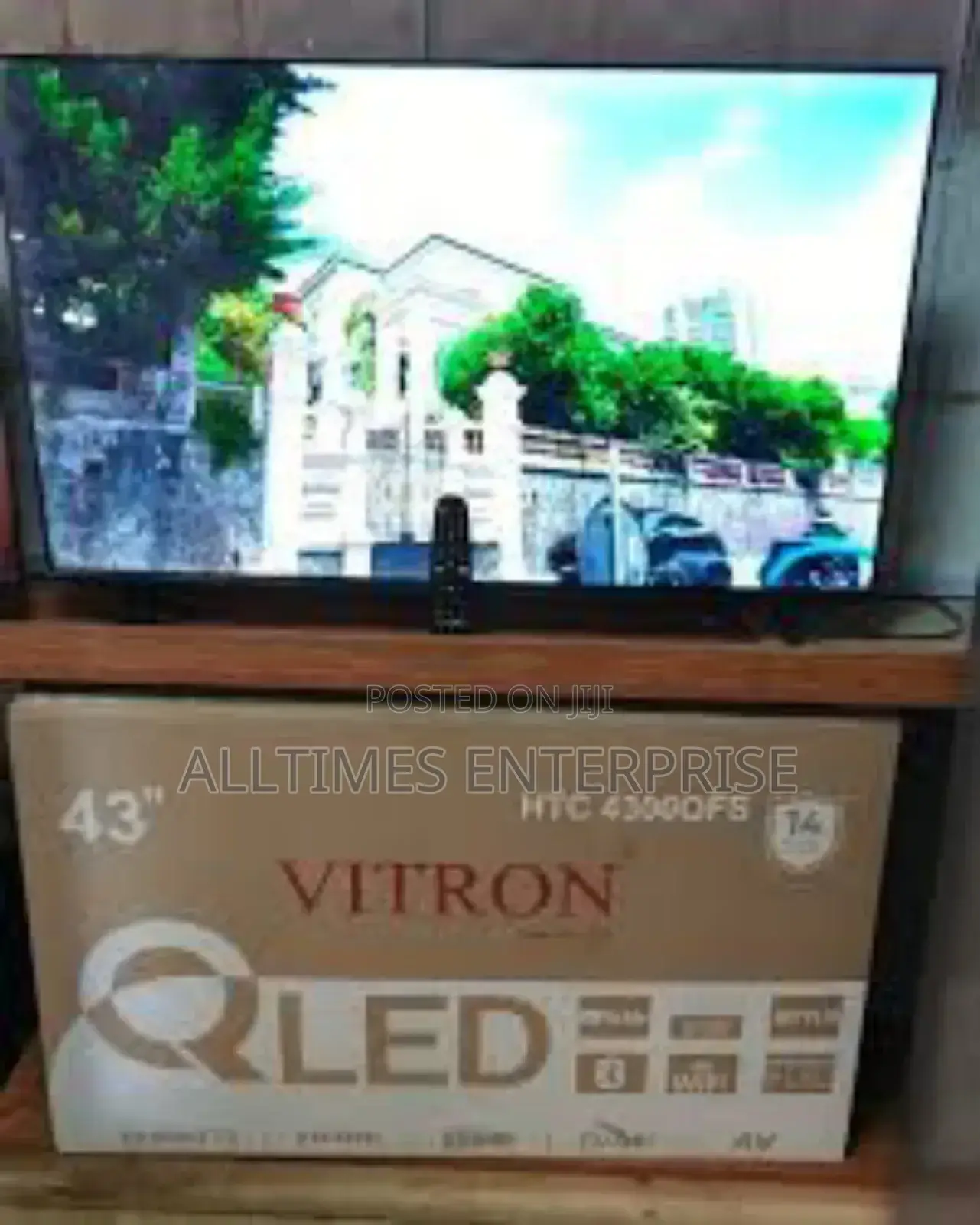 Vitron 43" Qled Smart Android Tv With Bt and Youtube