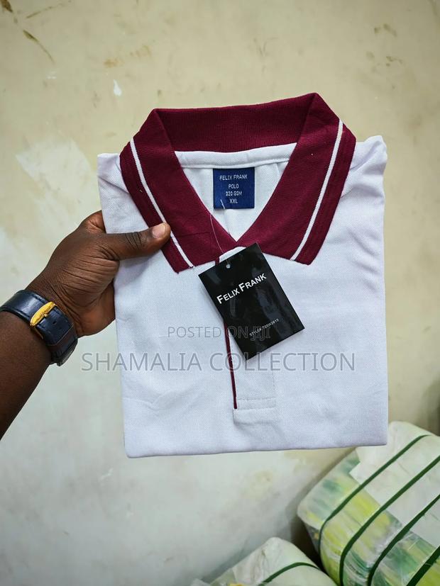 White Maroon Polo and Red White - main view