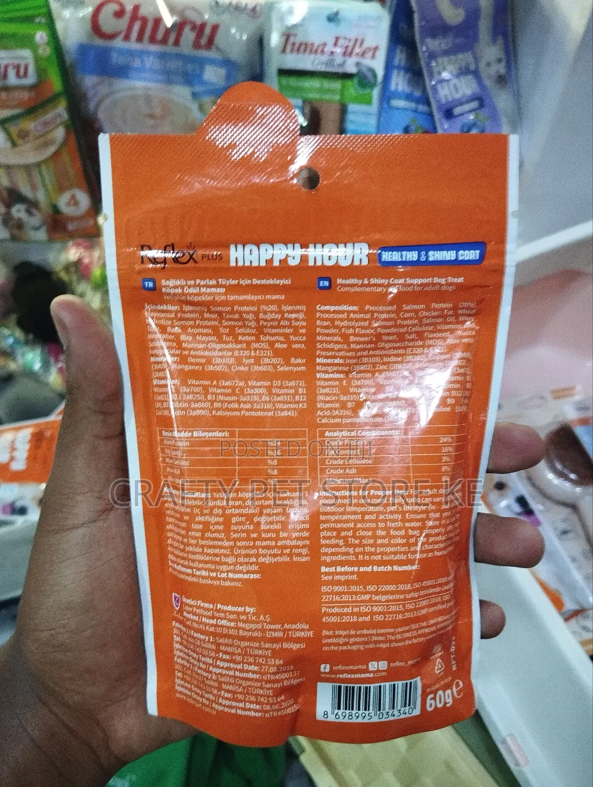 Reflex Happy Hour Dog and Cat Treats