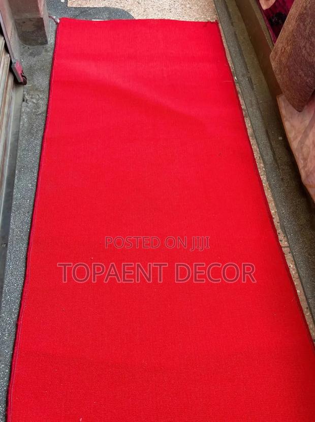 Warm ,Stylish, Carpet Goals Red Plain Delta 4mm Wall To Wall Carpets - main view