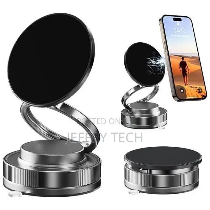 Vacuum Suction Magnetic Phone Holder