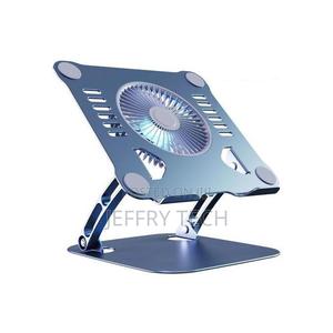Laptop Stand Foldable Aluminum Alloy With Electric Fan - thumbnail 2