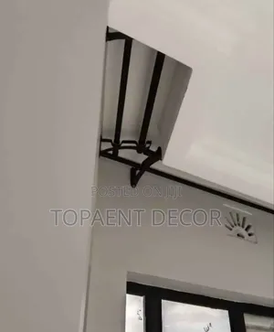 Heavy Duty Powder Coated Curtain Rod To Hold Heavy Fabric