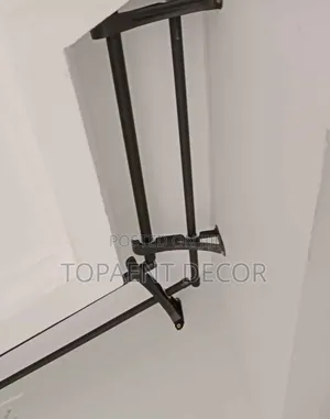 Corner Window Powder Coated Rust Free Curtain Rods