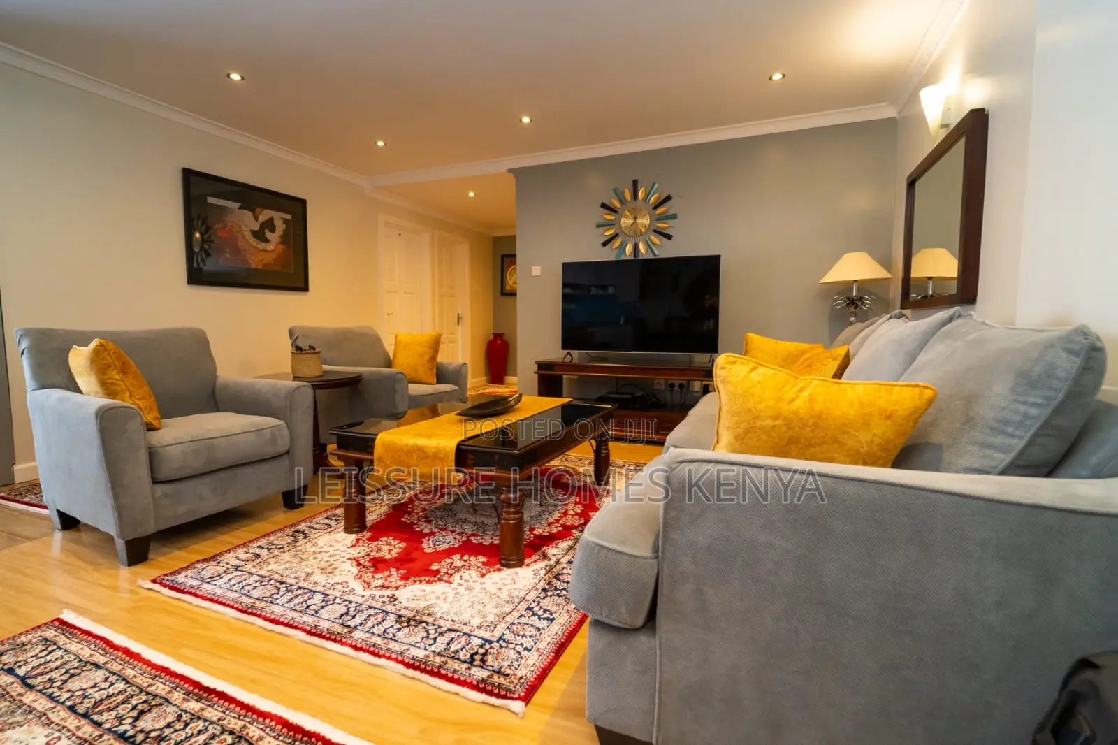 Furnished 3bdrm Apartment in Kilimani for rent