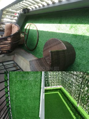 Home Garden Balcony Floor Artificial Grass Carpets Installation