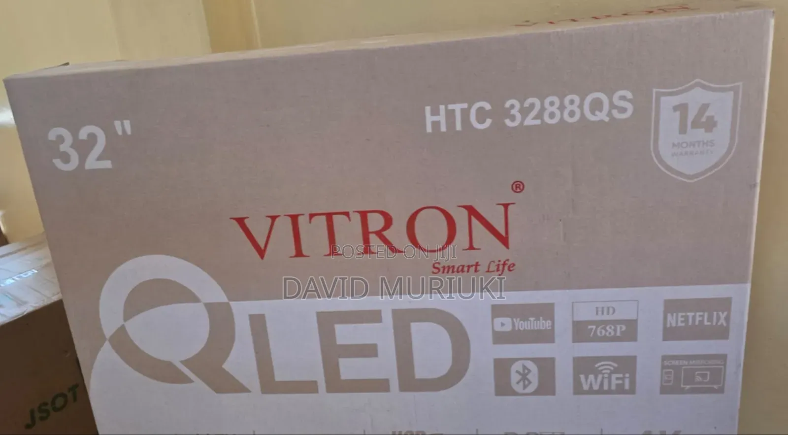 Vitron 32inches Smart Android Frameless Tv