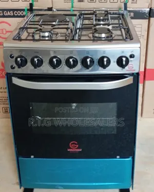 Eurochef 60×65 Freestanding Cooker – 3 Gas Burners + Electric Oven