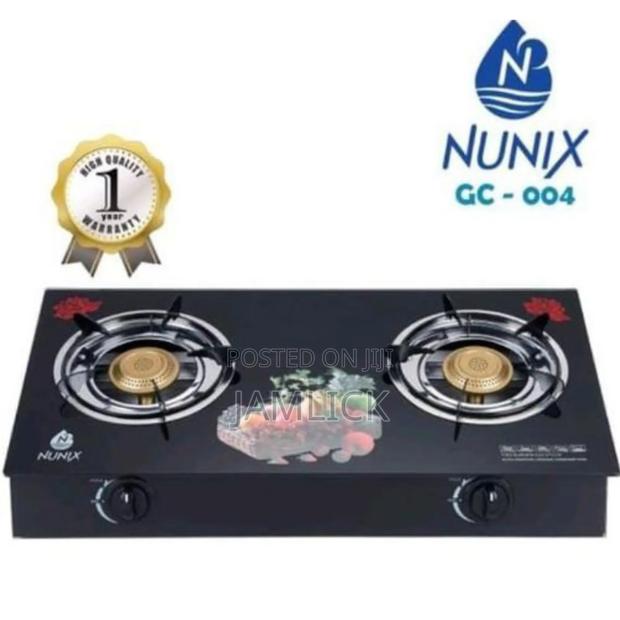 Cg-004 Nunix Double Burner Gas Cooker - Mt