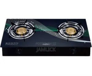 Ga-007 Macro Double Burner Glass Gas Cooker - Mt