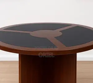 Office Conference Room Table : 4-Seater Imported Round Boardroom Table