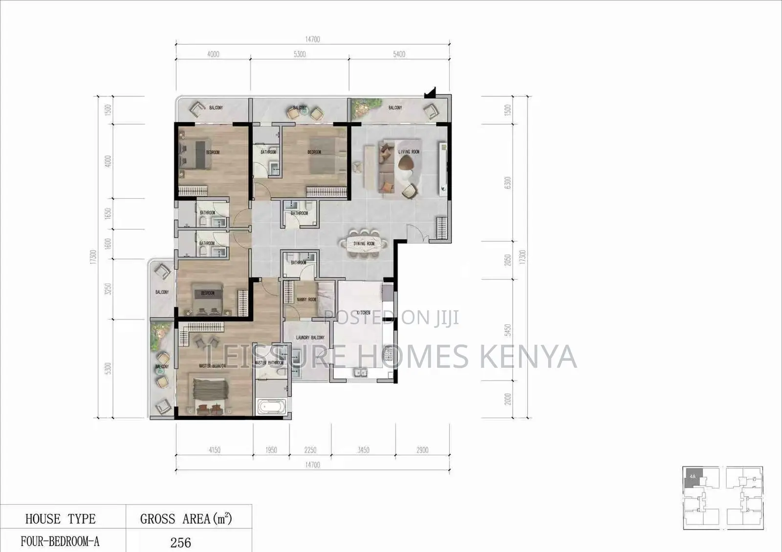 3bdrm Apartment In Kilimani For Sale