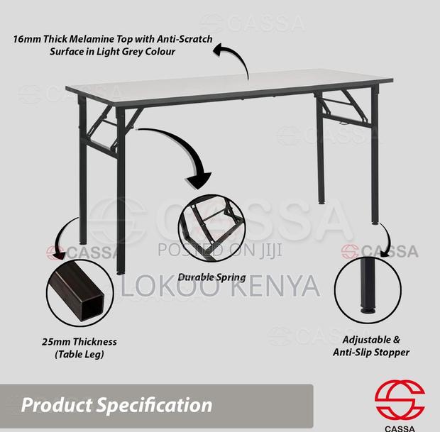 Office Table; 1.8 M Folding Multi-Purpose Banquet Office Table - thumbnail 13