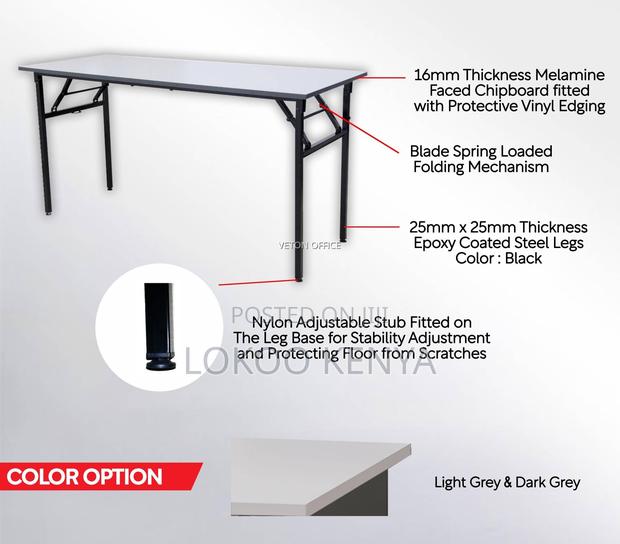 Office Table; 1.8 M Folding Multi-Purpose Banquet Office Table - thumbnail 15