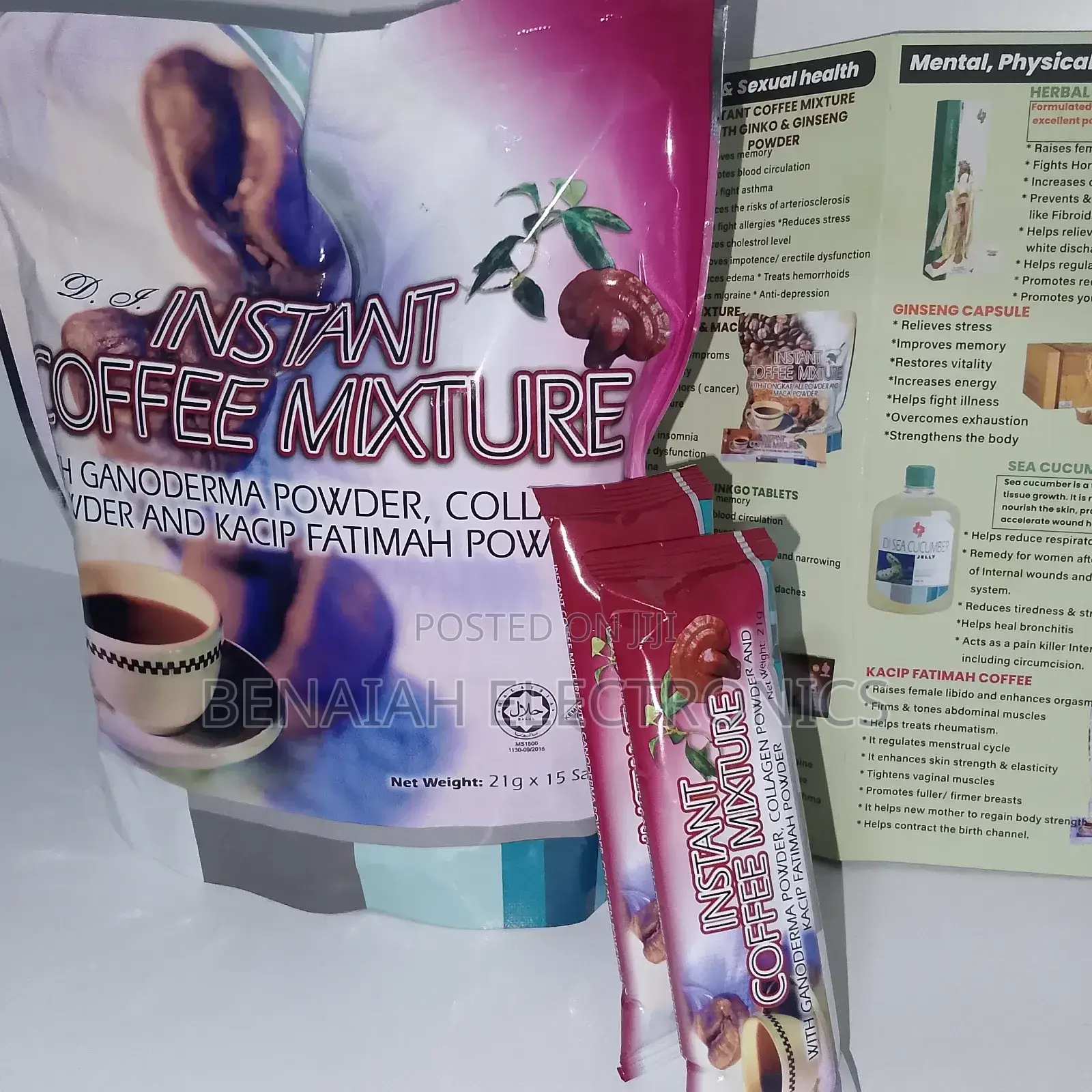 Cleansing/Detoxifying Cappuccino Coffee With Ganoderma From Dynapharm
