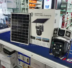 Dual Lens 4g Solar Security Camera V380 Hd Outdoor Ptz Cctv