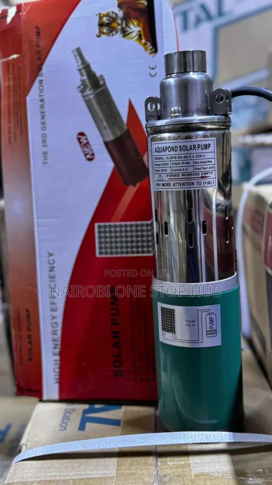 Aquapond 250w Solar Submersible Pump