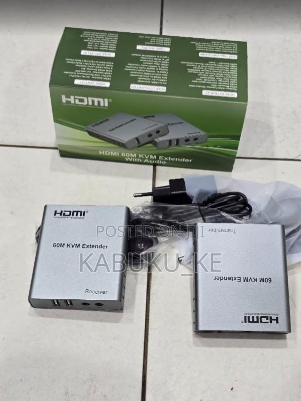 60m Usb Kvm Hdmi Extender With 1080p R/L Audio By Cat6