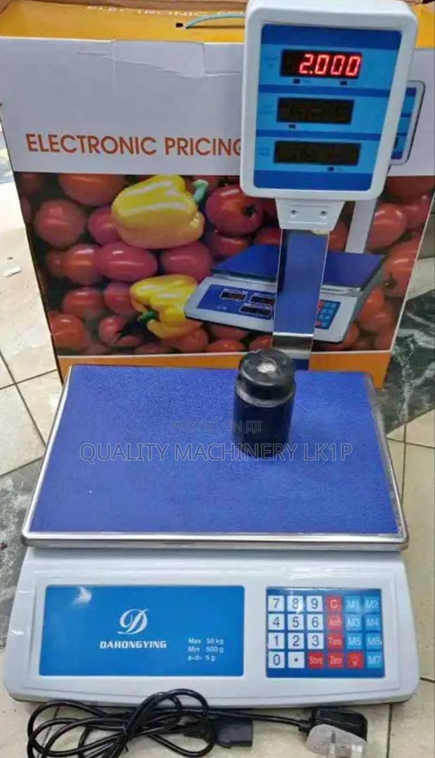 Efficient Acs 50 Digital Weighing Scale Price Scale 50kgs Maximum