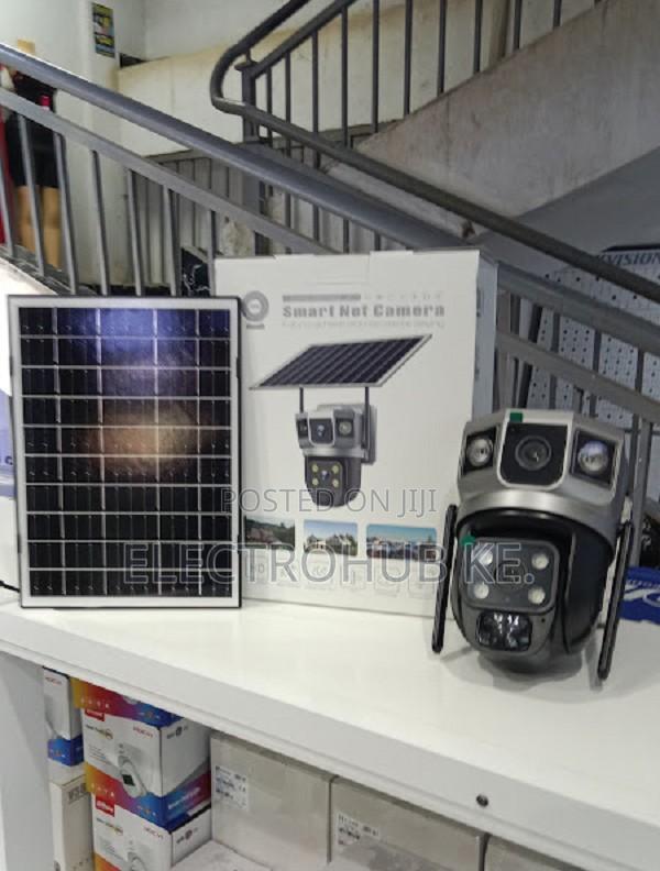 4g Lte Solar Dual Lens Camera V380 - Night Vision Outdoor Cctv