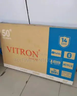 Vitron 50" Qled Smart Android Tv With Bt and Youtube