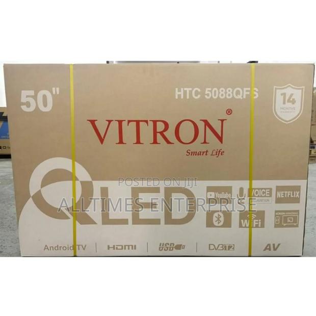 Vitron 50" Qled Smart Android Tv With Bt and Youtube - thumbnail 2
