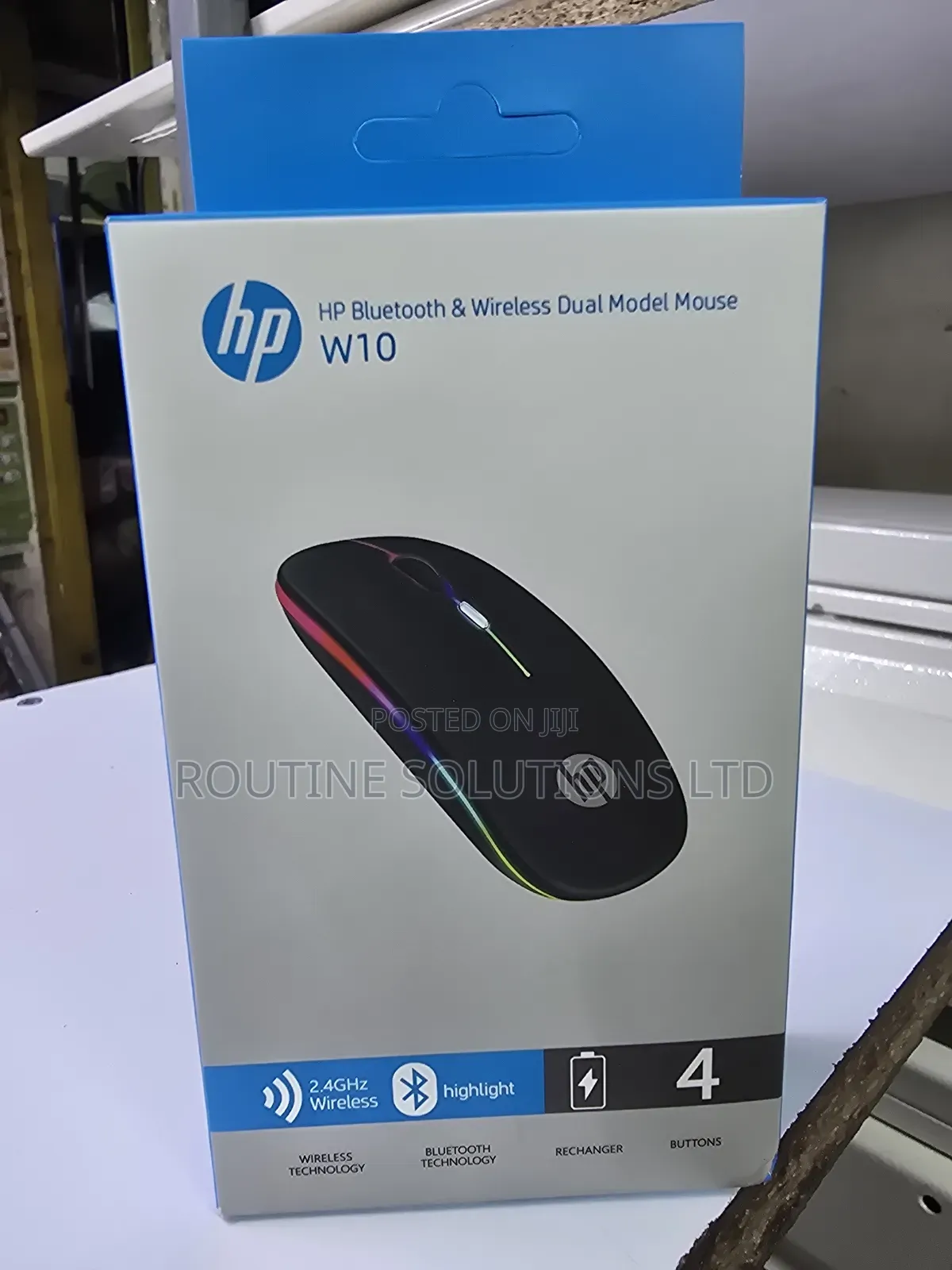 Hp Bluetooth Wireless Rechargeable Mouse W10