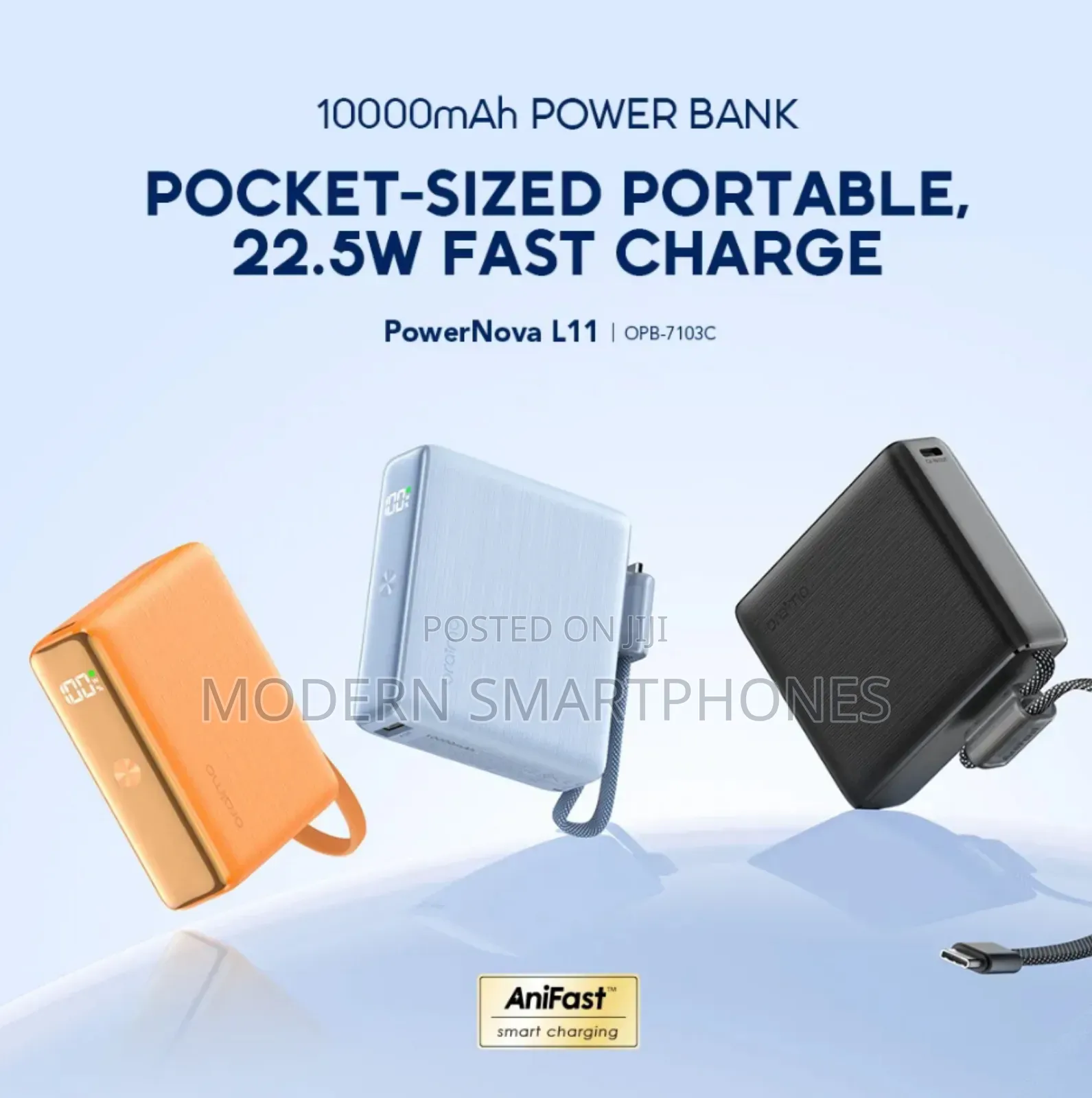 Oraimo Powernova L11 10000mah 22.5w Power Bank