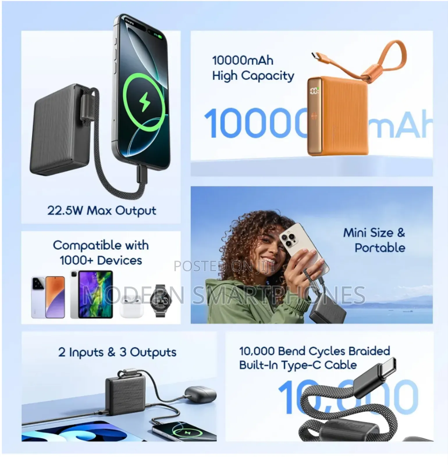Oraimo Powernova L11 10000mah 22.5w Power Bank