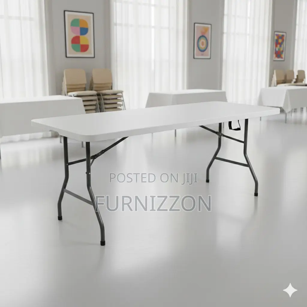 Durable Plastic Rectangular Table 1.5m