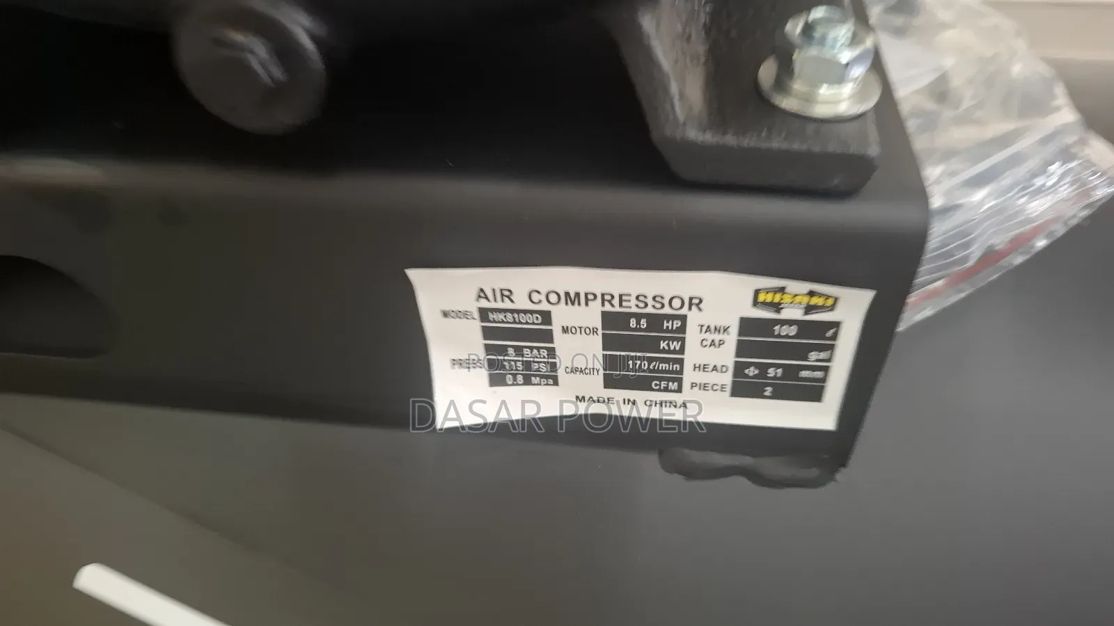 Hisaki Japan 100l Diesel-Driven Air Compressor