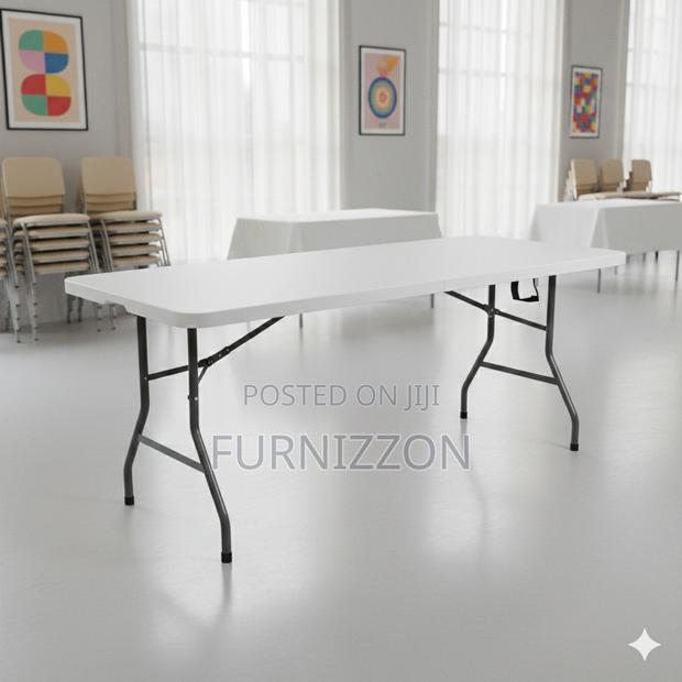 Portable 1.5 Meter Plastic Folding Table - main view