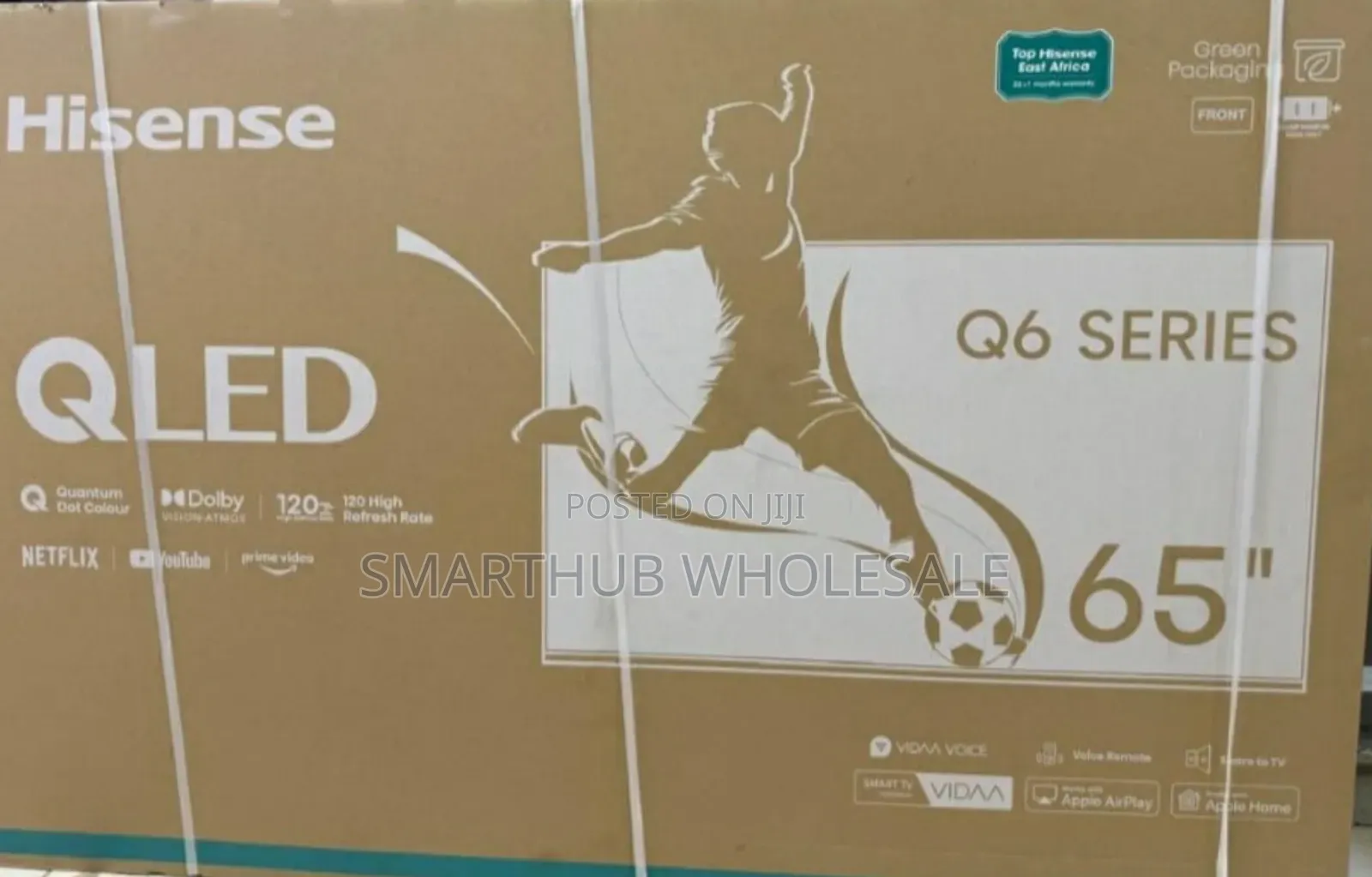 Hisense 65′′ Q6n Qled Smart Vidaa Tv 65q6n