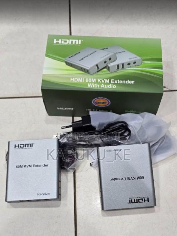 60 Meters Kvm Hdmi Extender With Audio Over Network Cable - main view